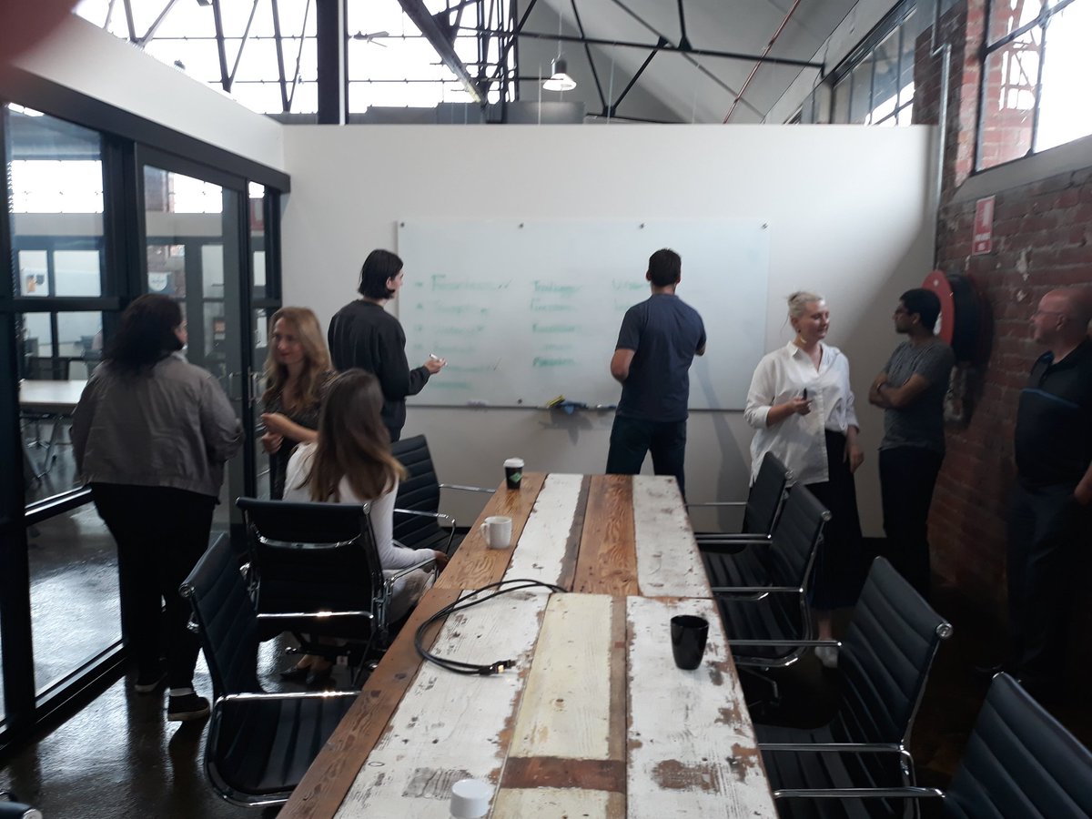 Day 1, week 1 of @RunwayGeelong, accelerating the scale up of <a href="/Brand_Bureau/">Brand Bureau</a> - @GetSetGoMktg (...and brainstorming our cohort's title!) #geelong #startups <a href="/LaunchVic/">LaunchVic 🚀</a> <a href="/philipdalidakis/">Philip Dalidakis</a>