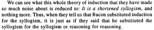 Or, as Maistre puts it: