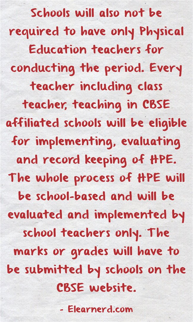 elearnerd's tweet image. CBSE changes curriculum, now Health and Physical Education mandatory from Class 9 to 12. These are the rules.#cbse #CBSEBoard  #CBSE  #STUDENTS  #CLASS #REVIEW #EDUCATION #HPE #cbseboardexams #HealthAndPhysicalEducation #Elearnerd