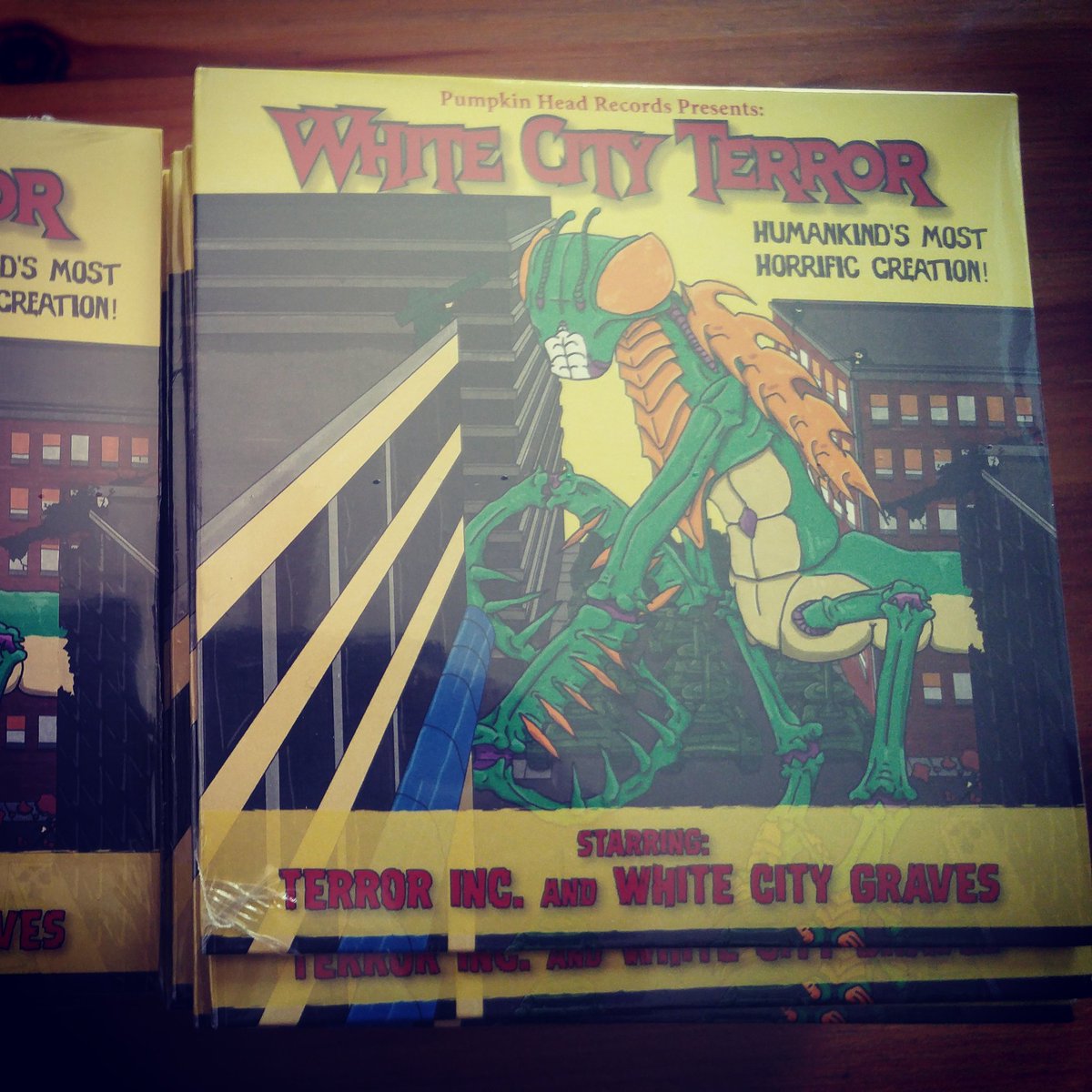These came in today! Want one? Big thanks to Terror Inc. and Pumpkin Head Records! We'll have these at the ready at our next show, unless you just can't wait, then let it's know!
