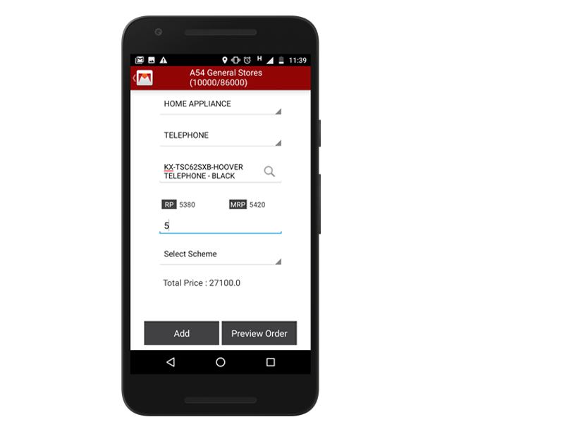 metalsimpleit's tweet photo. Booking order is so easy with METAL. All information required like customer, product, pricing, scheme is available for the sales person in the most easy to use and intuitive manner. @ https://t.co/6ILGv0bQSS

#BookOrder
#SalesApp
#BestSalesApp
#trackfieldsales https://t.co/u0EhoXuIgk