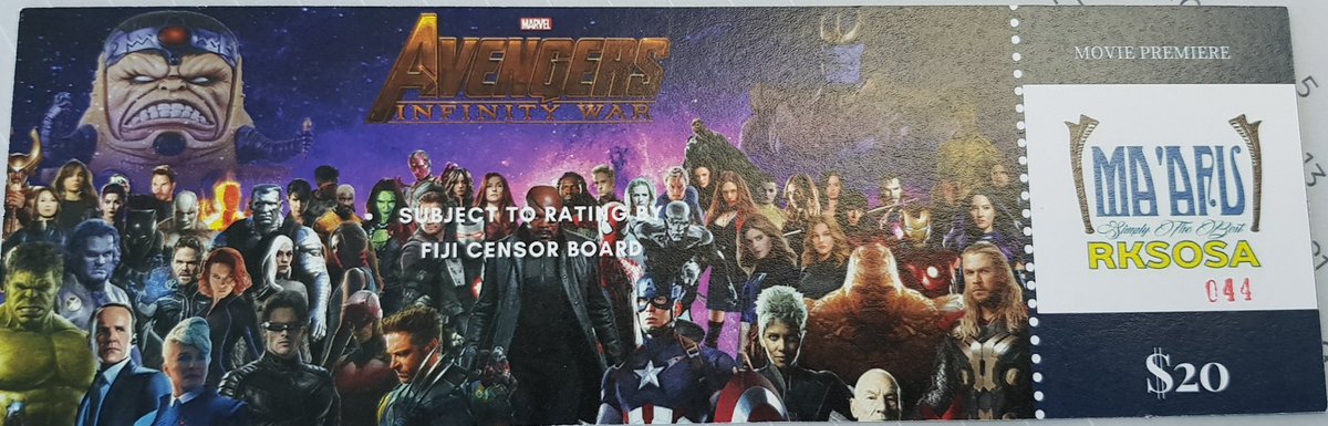 jimtora's tweet photo. Supporting my brother @EFEXTWO (Frank Fong Jnr) Premier Movie Tickets for #RKSOSA #MaafuHse #AvengersInfinityWar 25/04/18 Cinema5 Village6 Get em while it lasts #toogood #WakandaForever
@DamodarCinemas https://t.co/WNEmAJK2TY