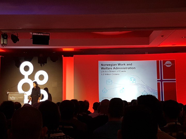 olveslind's tweet photo. @nehanarkhede starting day two of #kafkasummit in London by mentioning NAV in Norway #kafka case https://t.co/Ez28JS5wsY