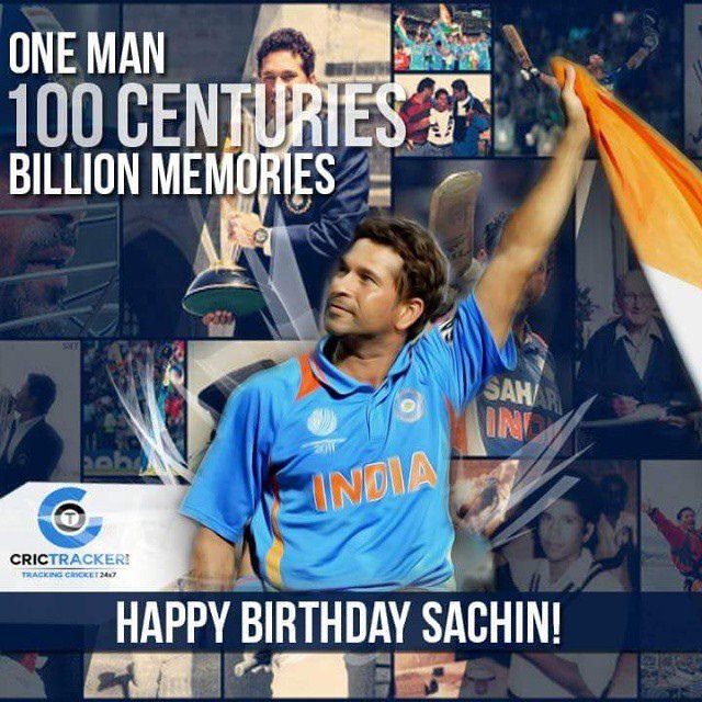 Happy birthday Sachin Tendulkar sir 