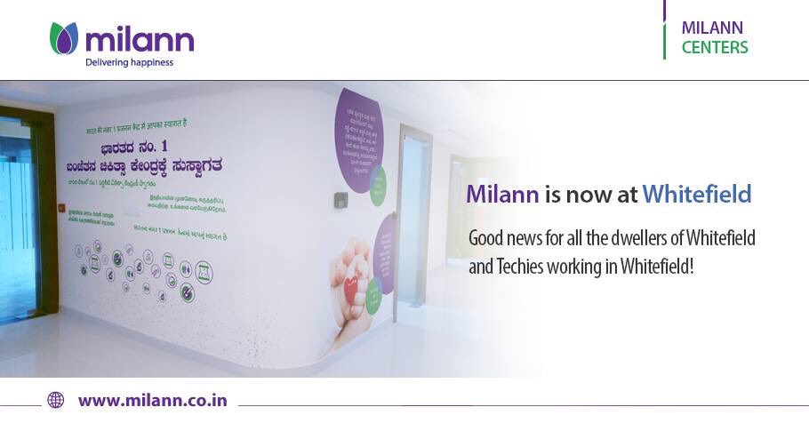 Good news for all the dwellers of Whitefield and Techies working in Whitefield! Milann is now at Whitefield, Graphite India. 

Call :-9686745850 for appointment booking (Mon-Sat 9am-8pm).

#BestFertilityCenter #Whitefield
 #GraphiteIndia .