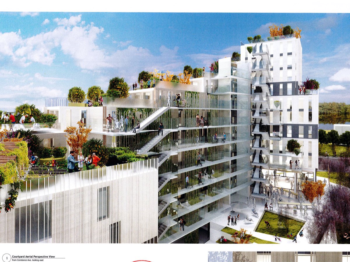 Olga_Liber's tweet photo. Corvette Landing, a unique timber mass 83 unit development with 6- 3berm units &amp;  43- 2bdrm units on the corner of Admirals and Naden Way passed public hearing tonight #esquimalt #development #yyj https://t.co/QCGE0xIKyP