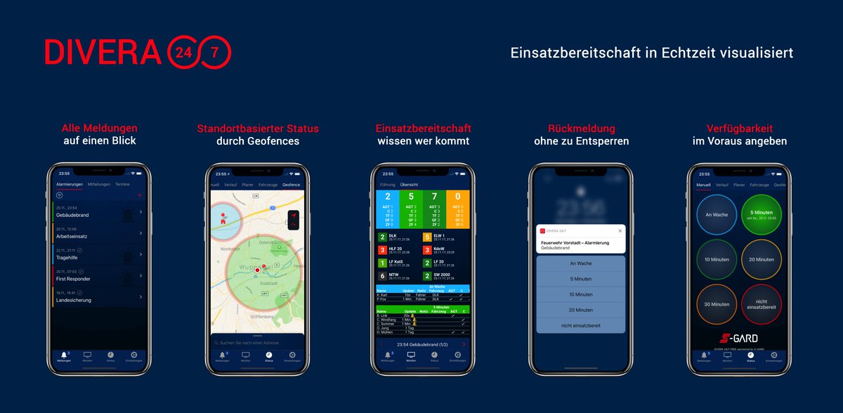 DIVERA247's tweet photo. In Kürze gibt es wieder ein Update für iOS: Neue Alarmtöne, Geofence löst bei allen Doppelmitgliedschaften/Einheiten aus, Freitext-Rückmeldung im Fahrzeug-Statusgeber, uvm.
#DIVERA247 #BOS #einsatzbereitschaft #alarmmonitor #wissenwerkommt #vorderlage #startup #digital https://t.co/sFyX7GyH3E