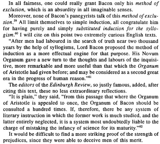 In case you thought any of Maistre's characterisation of Baconites was hyperbolic sarcasm, Maistre here quotes some sickening lickspittles right here.