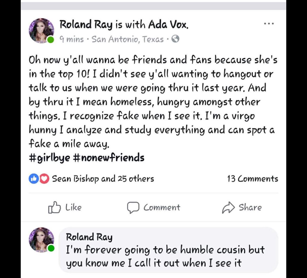 MannyVillanveva's tweet image. Well I guess fuck the voters right?!
No new friends just need your votes. Gotcha. 🤨 #AmericanIdol #Adavox