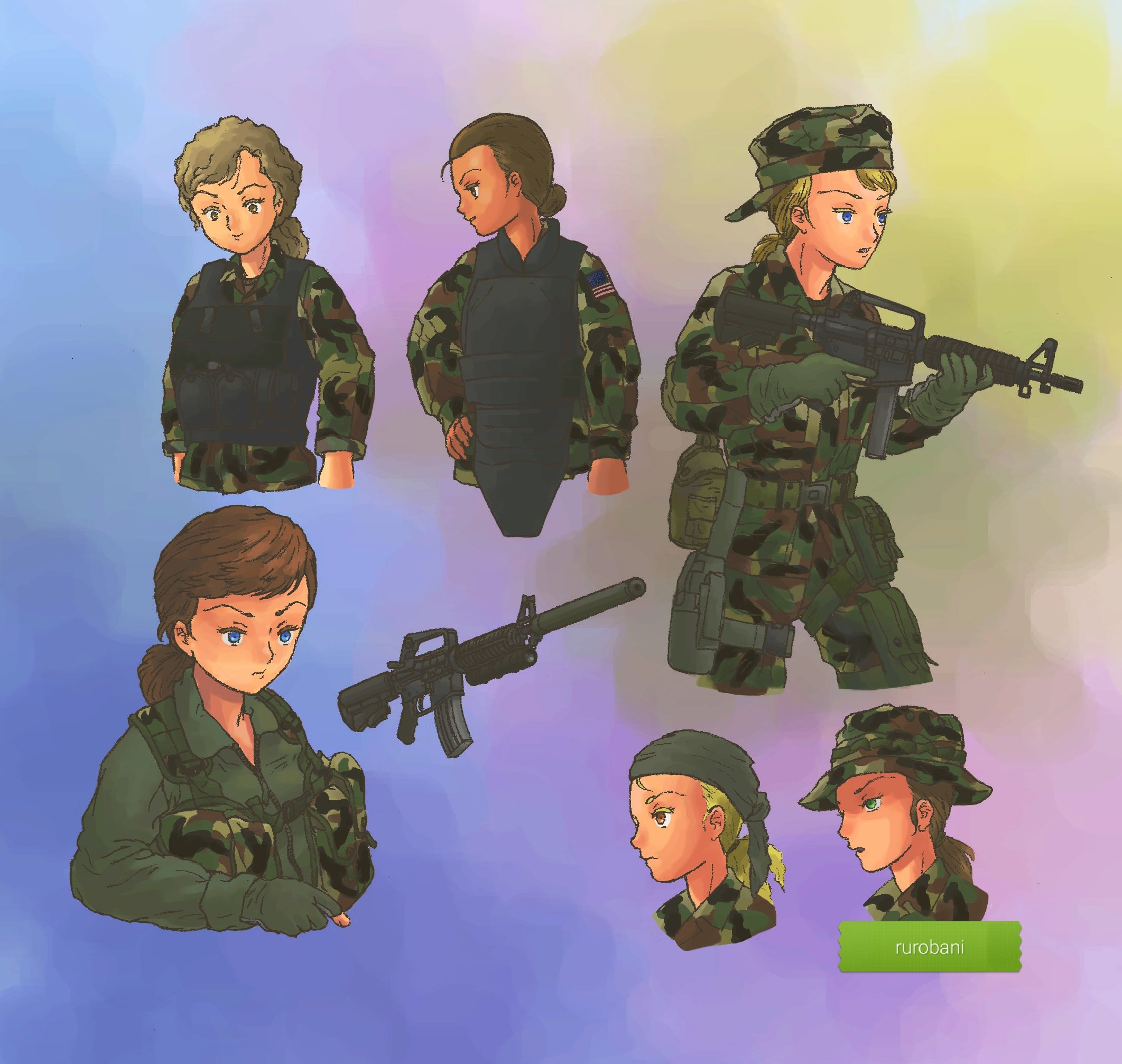 Rurobani 파나마 침공때 미군 특수부대 U S Special Forces In Panama 19 パナマ侵攻作戦時の米軍特殊部隊 그림 밀리터리 특수부대 Illustration Military Specialforces ミリタリー イラスト イラスト塾 イラスト基地 イラスト王国 絵