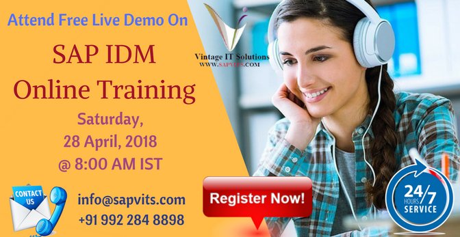 apurvasapvits's tweet image. Attend Free Live #Demo Session on #SAPIDM

Saturday, 28 April, 2018 at 8:00 AM (IST)

To attend Free Live Demo Enroll now: goo.gl/HYV5qK