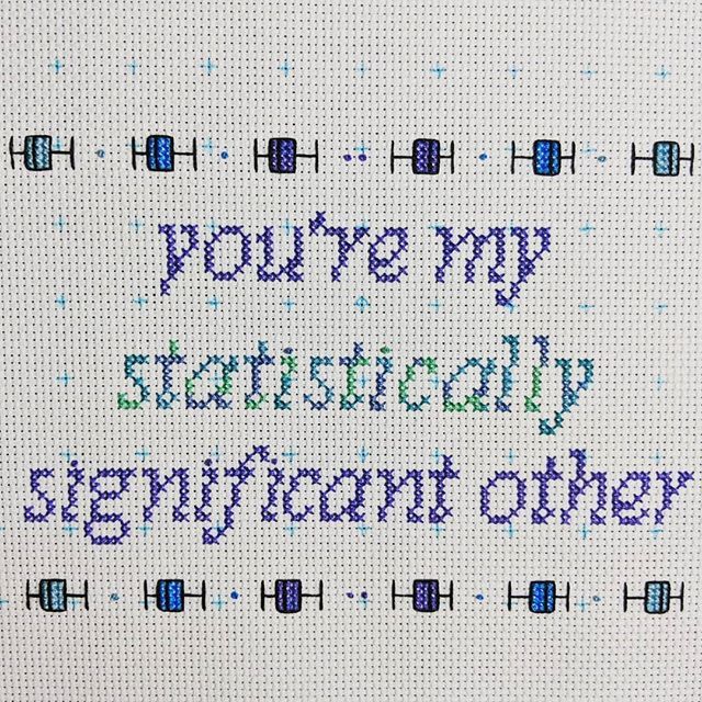 sokdramatic's tweet photo. Just finished my anniversary present for my math-loving boyfriend three weeks early! Shh, no one tell him! 🤣 #crossstitch #crafts #punsfordays https://t.co/69IkPNYgAl https://t.co/vc6EZsrjiL
