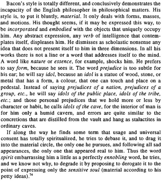 Maistre may not have had the words for it in his time, but today we can see this very clearly: The Baconian spirit is weaponised autism.