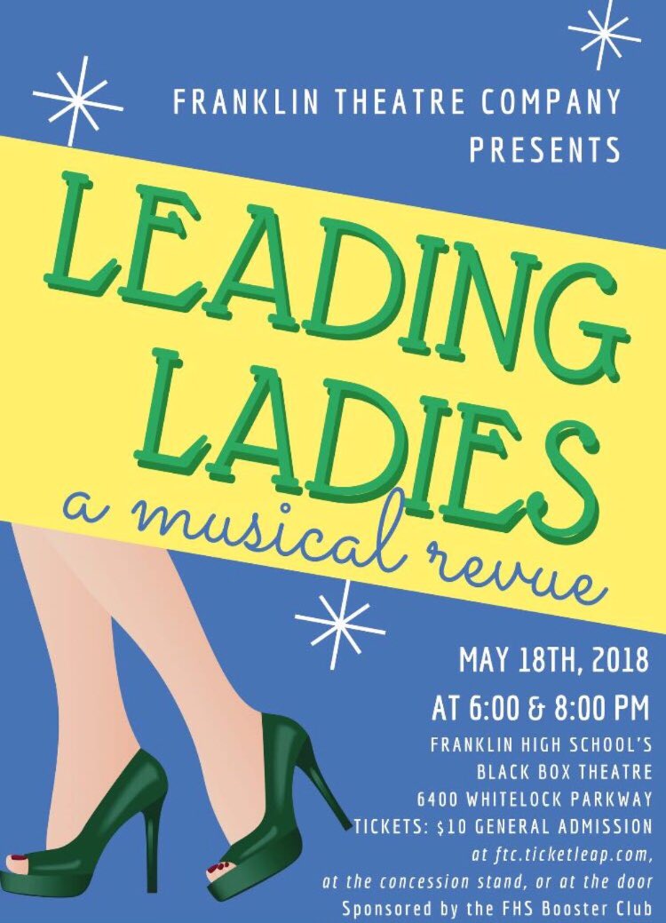 FTC’s last show of the school year is May 18th! Tickets are on sale now for only $10! You do not want to miss out on this spectacular show 💛