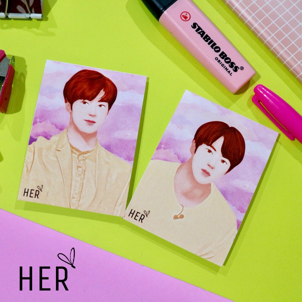 her_collections's tweet photo. 🌈 Calling all JIN Stans! 
HER ~ Seokjin Collection Set for only P200 🎉

🌷3pcs 4R Bubble Head Photo cards
🌷5pcs Transition Photo cards
🌷1 set Jin Planner Stickers (25pcs)
🌷FREE 2pcs Fan art Photo cards ✨

SF:MM 50/Prov130
ETA May ‘18
#HERfinstudio #HERupdate #BTSJIN #BTSPH https://t.co/eSx7hur1fK