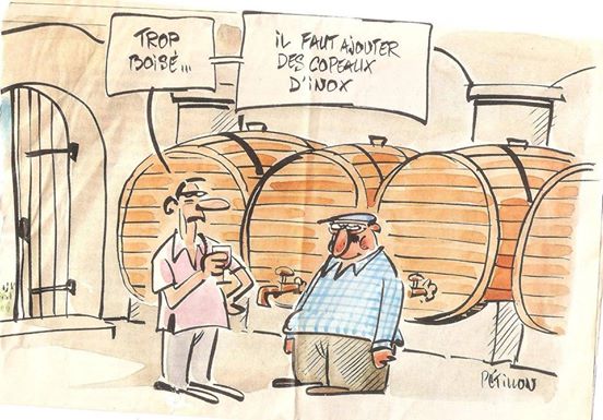 WineMorning's tweet photo. 🆕 [#BlagueDuJour] Vous reprendrez bien un peu d'Inox ?

#WineMorning 🍷⚡️
🔗 #Humour #BD #Vin https://t.co/8hBYBwRRKA