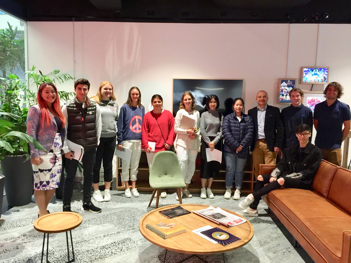 GeelongGrammar's tweet photo. Our Year 12 Visual Communication Design students recently visited @isobarAU as part of their learning about professional practice. The students have also visited The Taboo Group and NH Architecture this year. https://t.co/bqbKJnIgWG