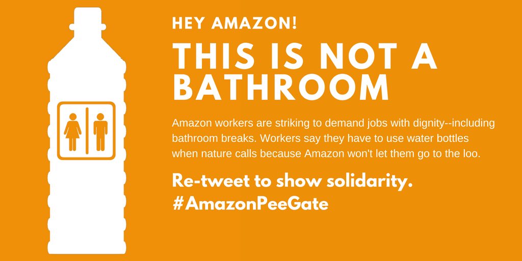 GMB_union's tweet photo. Solidarity to Amazon workers standing up for their rights #AmazonPeeGate #AmazonRespectWorkers #Ruegly #RightsForAmazonWorkers @uniglobalunion @nigeluni @rixyieorganiser @J_Bloodworth @_Verdi @The TUC @GMBunionAmazon @Tim_Roache @GMBWestMidlands @GMBLondonRegion https://t.co/Rdd3KS2HVF