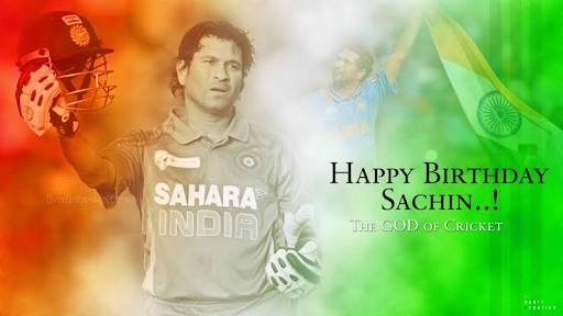   happy birthday to dear Sachin tendulkar .I pray for your long and healthy life . 