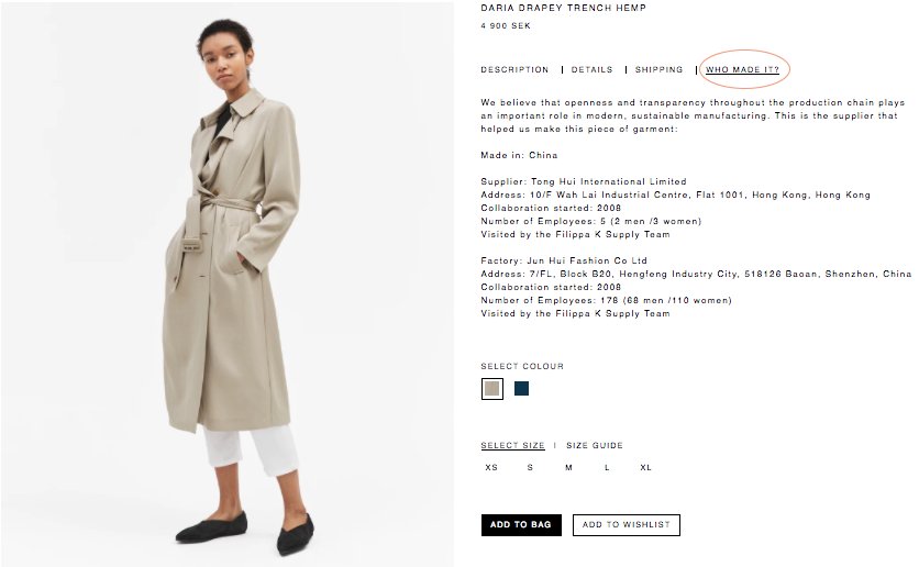 Did you know that we always share information regarding where our clothes are made? Simply press the section 'Who made it?' on the garment product page #whomademyclothes