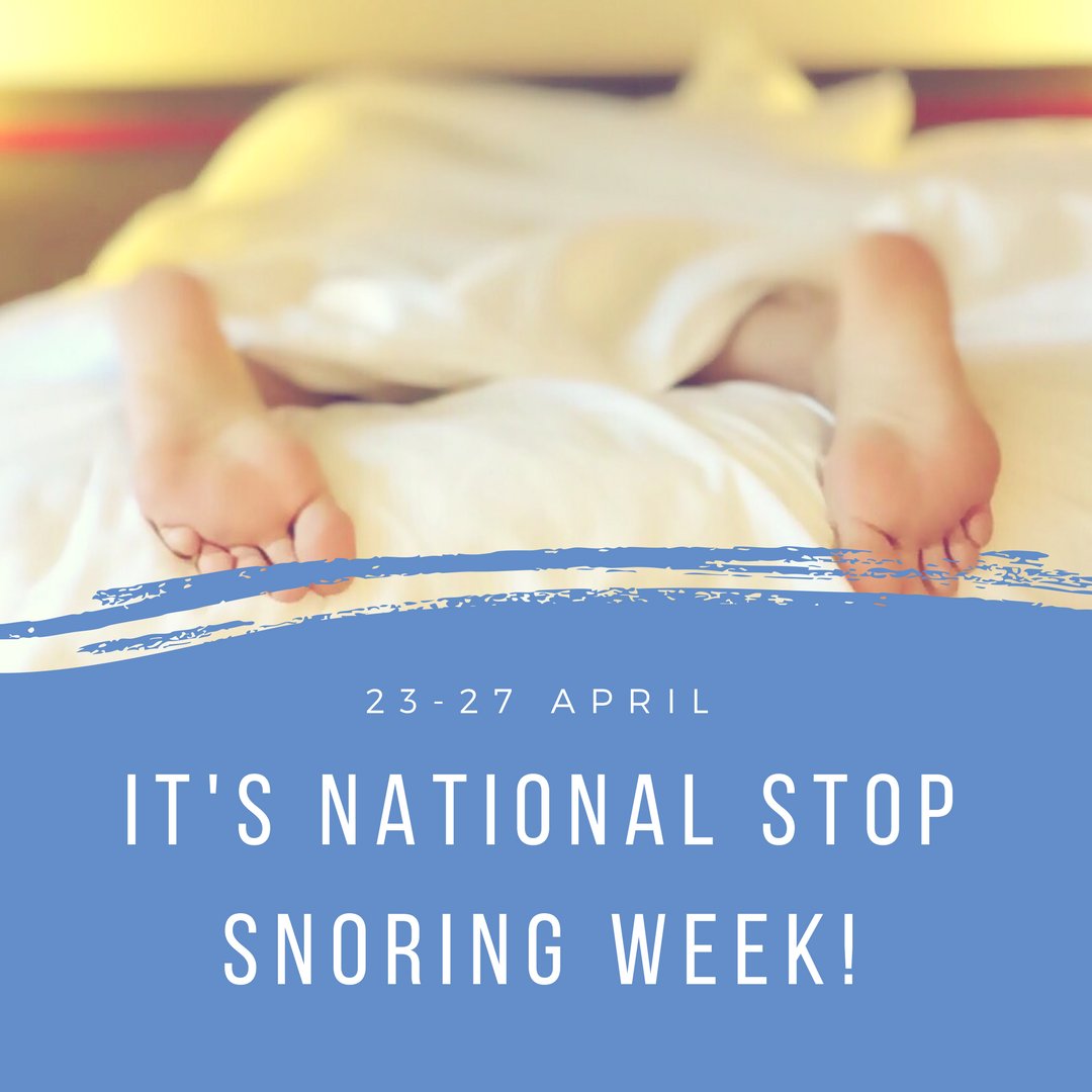 It's #NationalStopSnoringWeek! There are a number of treatments available to stop you #snoring. We offer options to both adults & children for problems with the ears, nose and throat, as well as other sources of snoring. Find out more: bit.ly/2Jns7nI