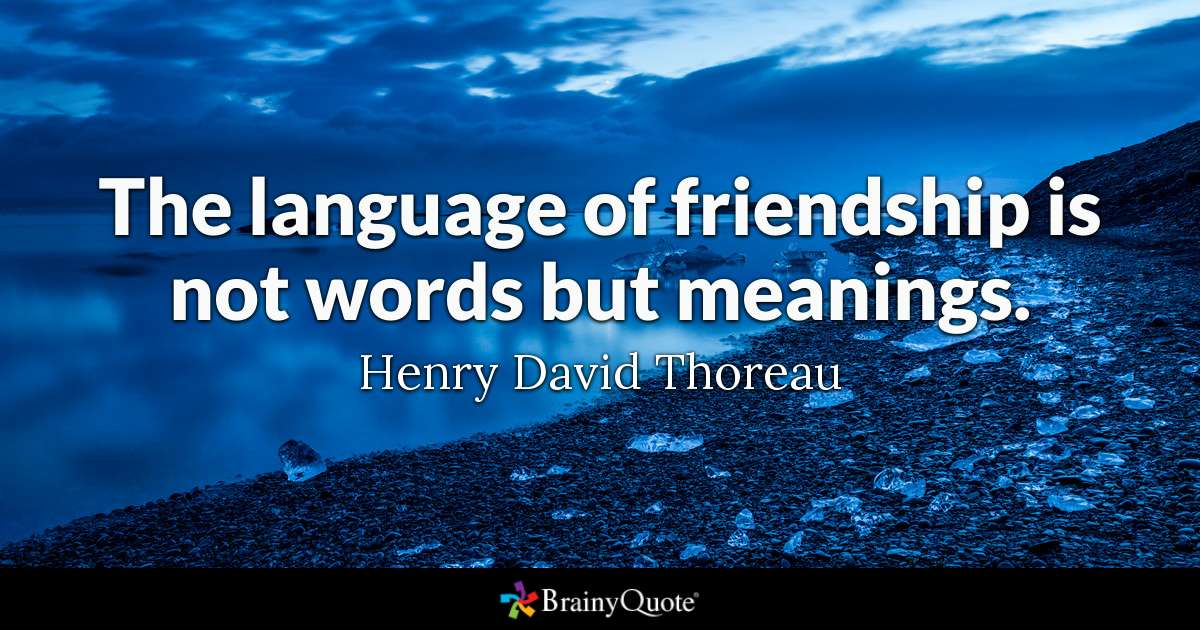 الصداقة مش بس كلام دي أفعال