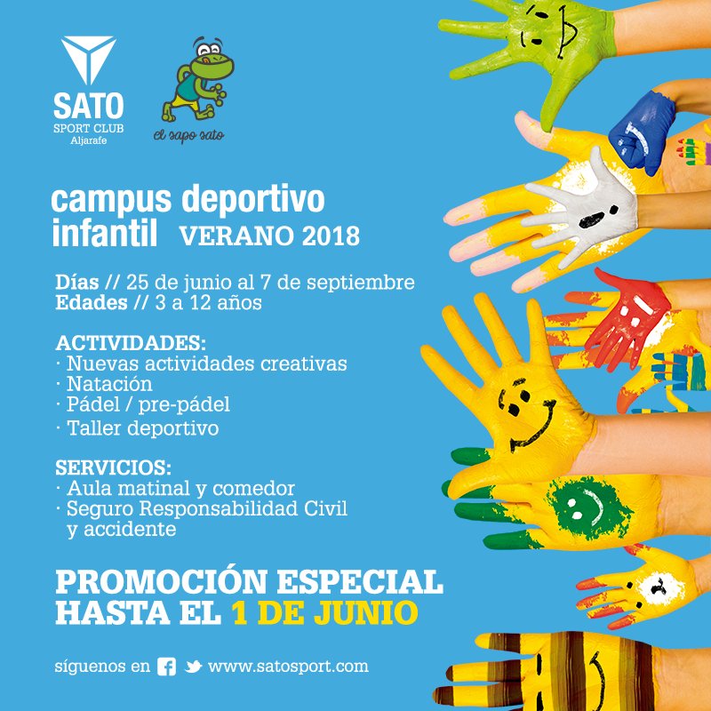 ¡Abrimos el plazo de inscripción para nuestro CAMPUS DE VERANO!☀️ Talleres, juegos, deportes... ¡y mucha diversión!👏🏼

➡️ Más información: ow.ly/6ggG30jCIWy 
#TengoLoQueQuiero