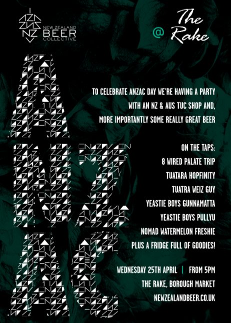 TOMORROW NIGHT is going to be LARGE!! We're celebrating Anzac Day again! Beers will be pouring from 5pm and there will even be a tuck shop!