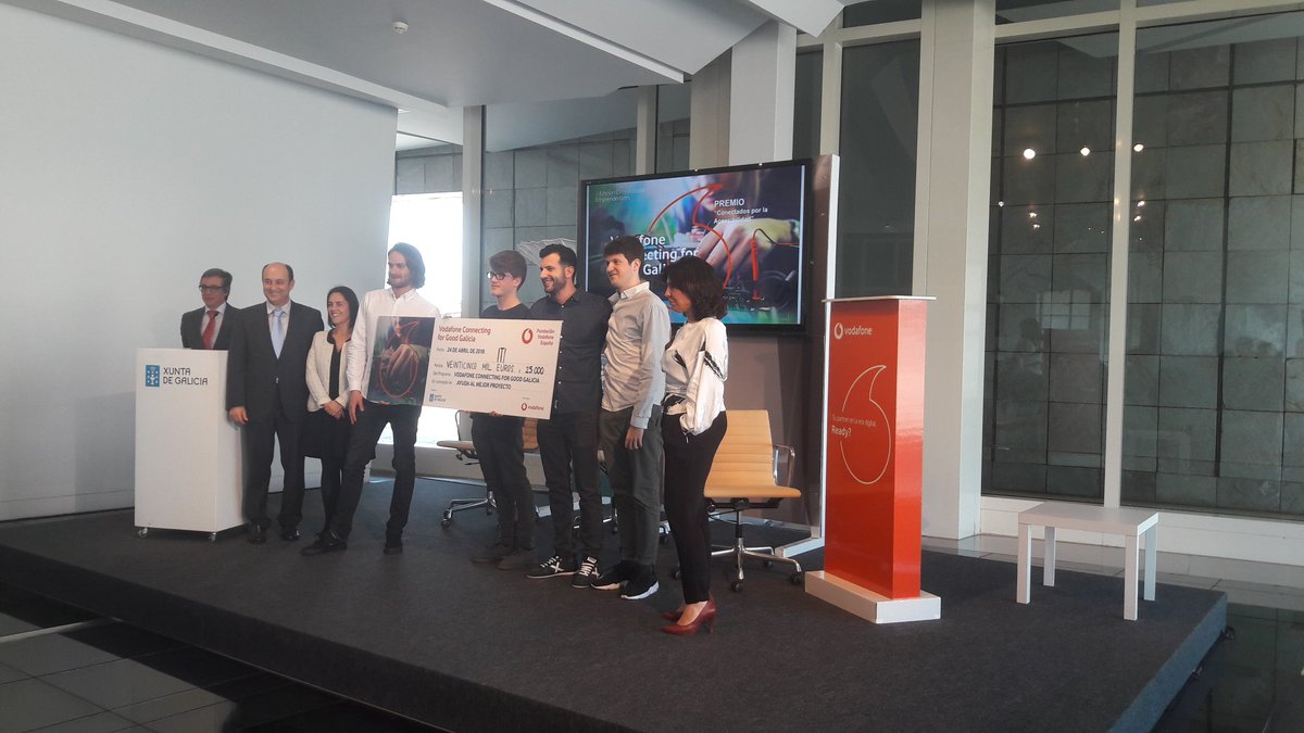 El ganador al mejor proyecto de la II Edición de Programa Connecting for Good Galicia es @itLABfabrica ¡Felicidades! #connectingforgood #Galicia