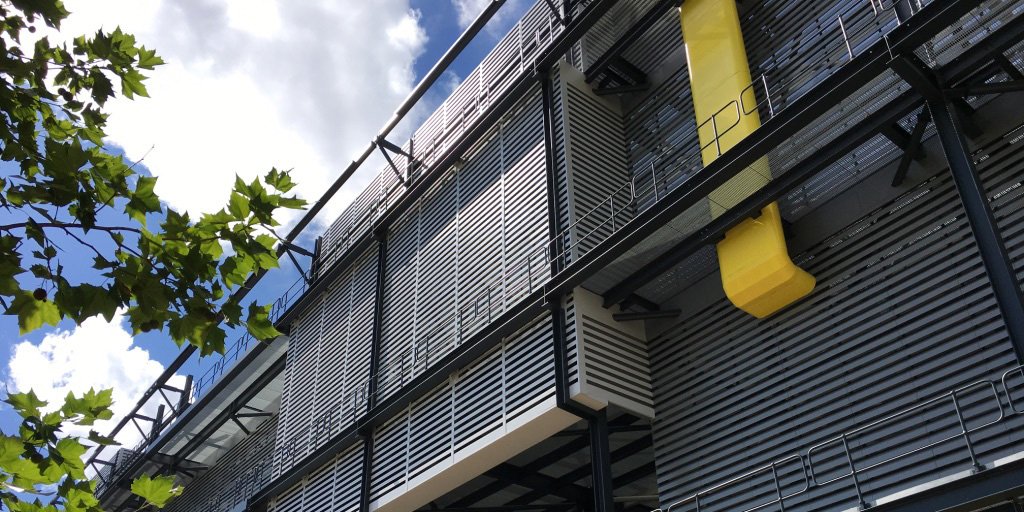 caiceUK's tweet photo. Our integrated steelwork system means it is easy to install our continuous line acoustic louvres. Download brochure https://t.co/OCskAO1Bzz #acousticlouvre https://t.co/TMvsgcL9Ml