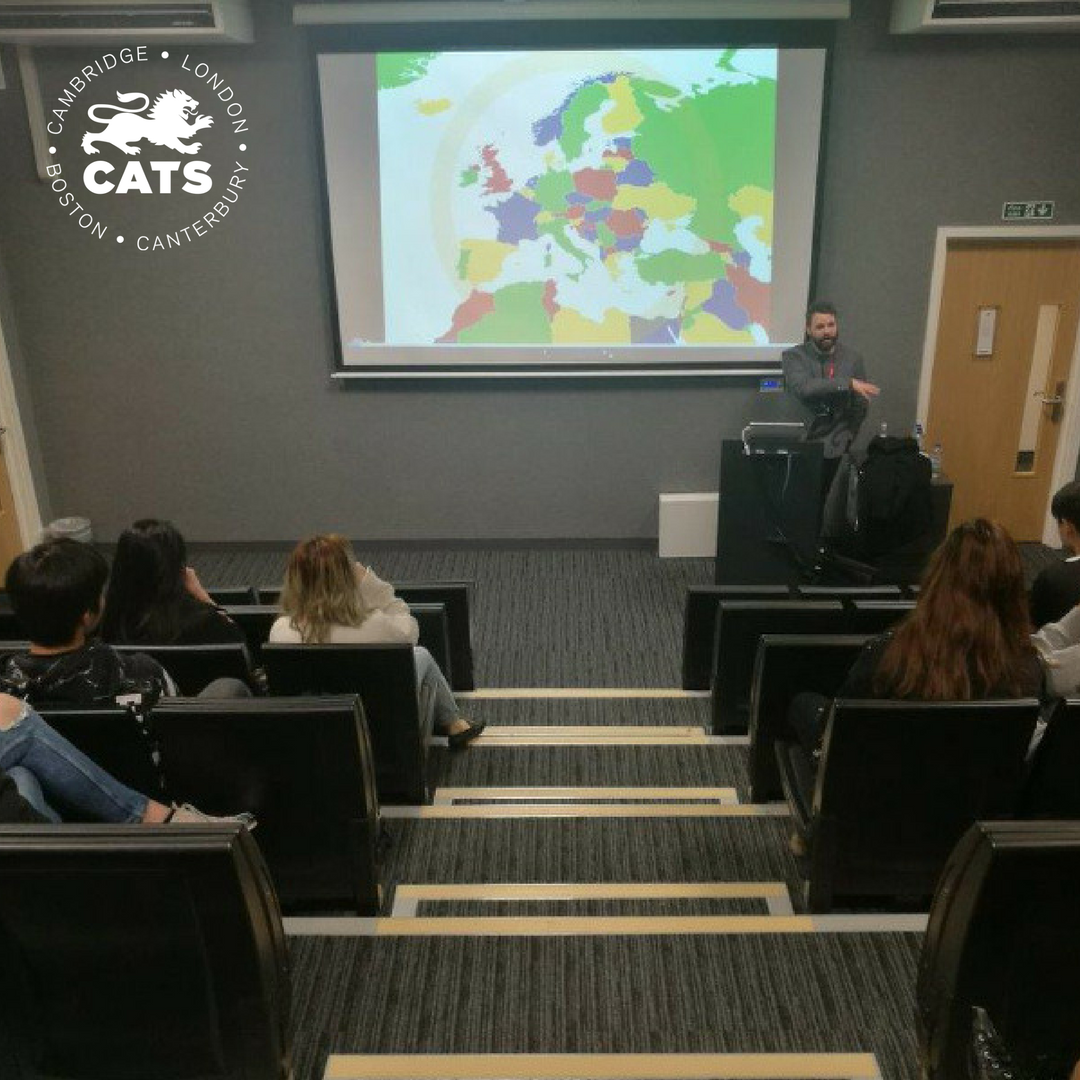 CATSEducationUK's tweet photo. Students were given an introduction to the EU and how the UK operates under it by civil society group, Involver. @doingdemocracy to read our blog visit: https://t.co/ykcyjCxk94  #CATScollege #Brexit #Involver https://t.co/alakrLAPZq