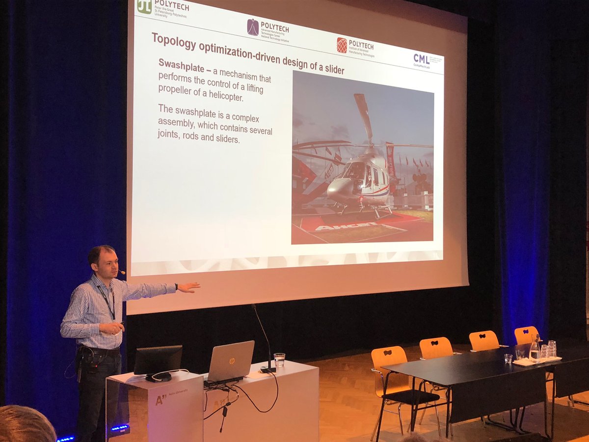 compmechlab's tweet photo. CompMechLab specialists gained a success by making a presentation on CompMechLab achievements at FIRPA conference for addivite manufacturing, held at Nordic3DExpo (Espoo, Finland) on April 18-19. https://t.co/NTzwIz6jop