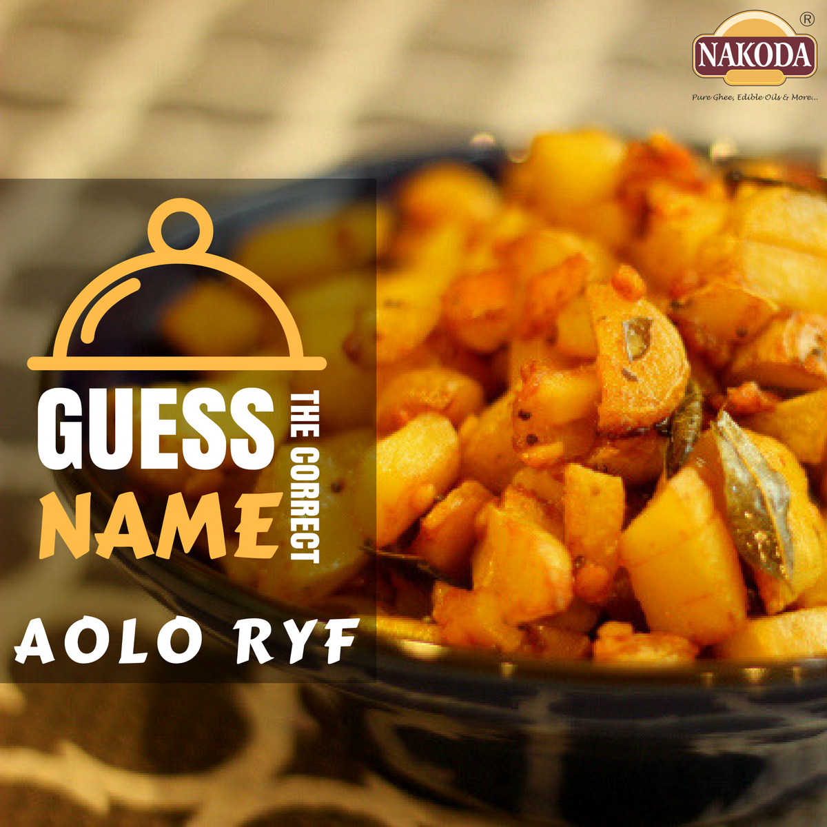 nakodagheetel's tweet photo. Rearrange the letters AOLO RYF to get the correct name of the dish! Can you do it? Give it a try! #Unscramble https://t.co/qcWd7McfdP
