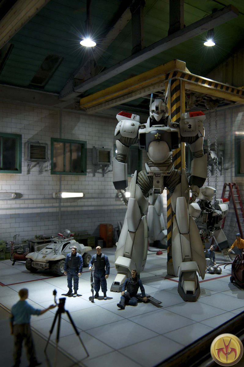 Patrol_Labor's tweet photo. Diorama 1/35 by Gabriele Leni 🇮🇹 #PatD #PatlaborDipendente #Patlabor #Ingram #Diorama #LaborOnWeb #Hangar #PatSerieTv https://t.co/XYsZrgfRg2