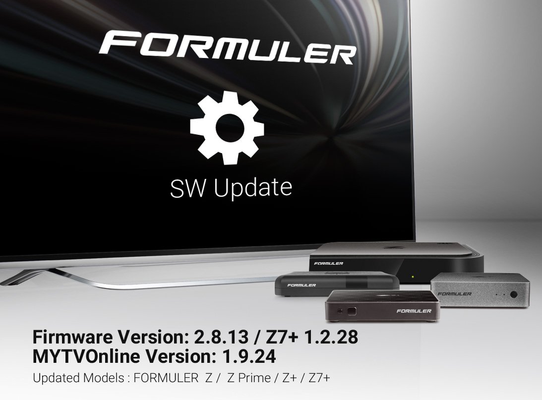 Formuler on X: Z-Series official software released OTA. Firmware Version:  2.8.13 / Z7+ 1.2.28 MYTVOnline Version: 1.9.24 Updated Models: Formuler Z/Prime,  Z+, Z7+ Release Notes:   / X