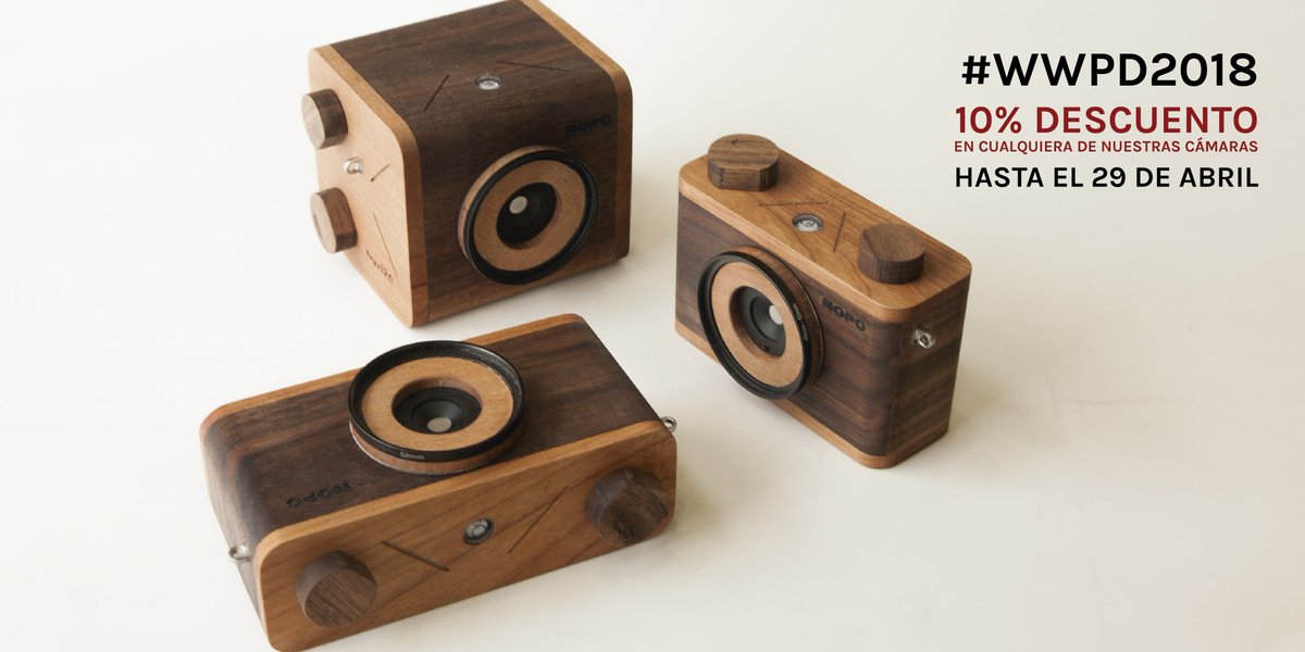 Si aún quieres tu cámara nopo para el #wwpd18
Atento que toda esta semana estamos de oferta::: 10% dto:::: ¡hasta el domingo! ¡No lo dejes pasar!

10% Off in all cameras Until April29th!