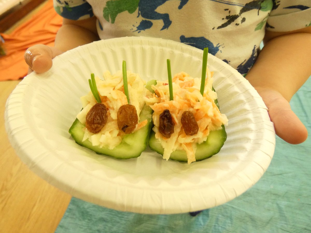 🥒🐛Our ‘Cucumber Caterpillars’ have been a hit so far this week!🥒🐛