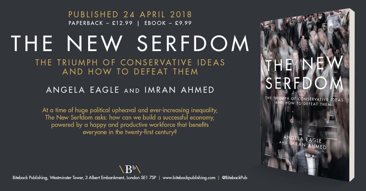angelaeagle's tweet image. OUT NOW: The New Serfdom: the triumph of conservative ideas and how to defeat them. Get your copy today. amazon.co.uk/New-Serfdom-An…