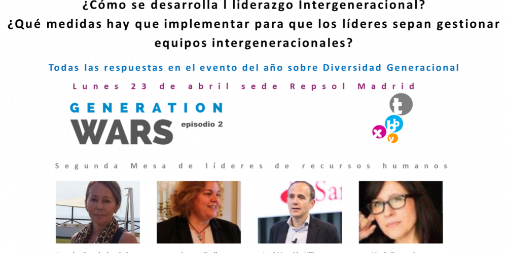 generacciona's tweet photo. ¿Cuales son las fortalezas y las debilidades de los líderes según su generación? ¿Cómo podemos desarrollar su liderazgo intergeneracional? Todas las respuestas en #GenerationWars2 de @Generacciona - el 23 de abril en la... #RRHH https://t.co/5kPI6uSy3I https://t.co/WXFZsHKlc5