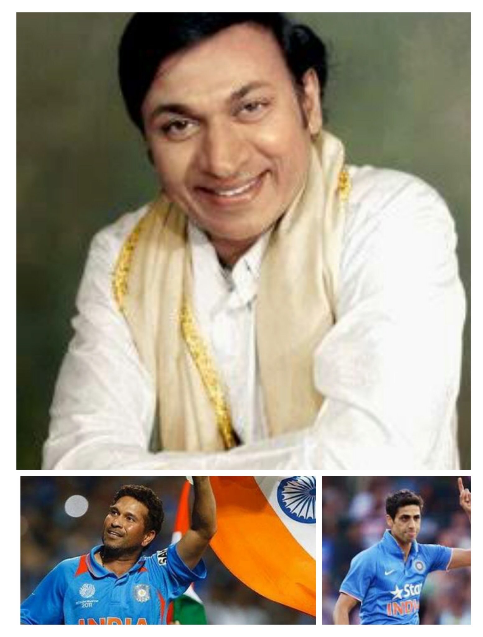 Happy Birthday DR. Raj Kumar, Sachin Tendulkar and Ashish Nehra 