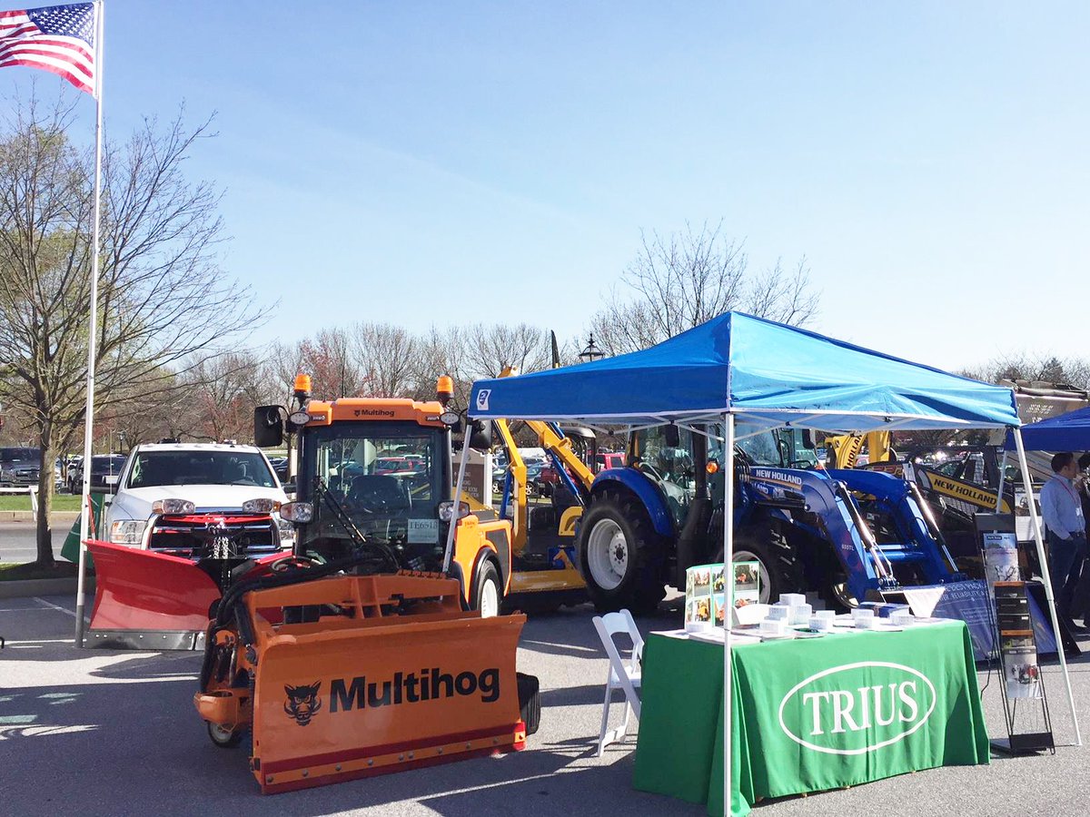 Multihog's tweet photo. See the #Multihog on display at the #PSATSConf18 in #Pennsylvania this week, courtesy of our local dealer @Trius_inc 😀 #multihog #sidewalktractor #psats #municipalequipment #utilityvehicle #tractor #multipurposetractor https://t.co/6IxrtVXX26