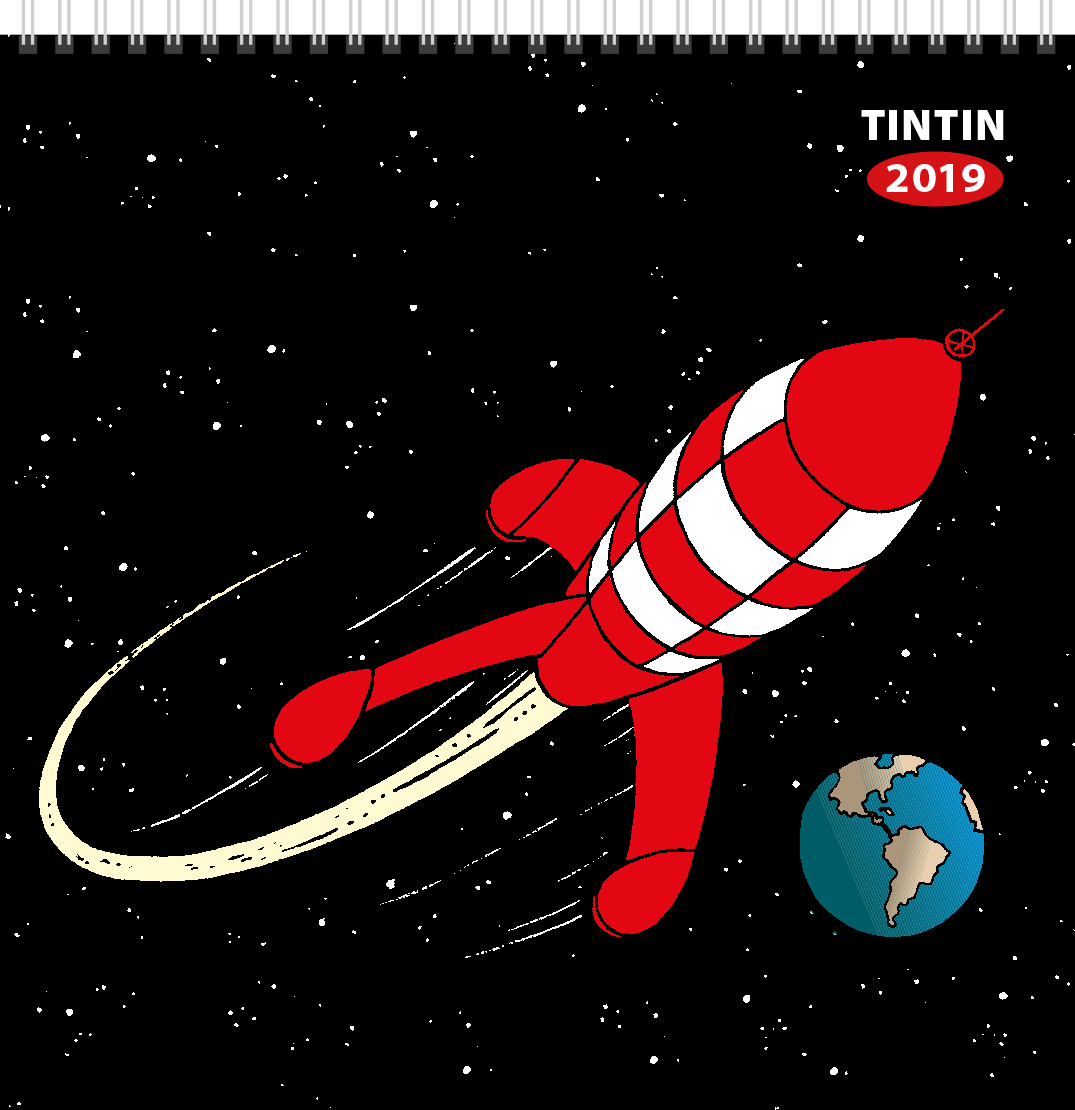 Tintin_Spain's tweet photo. ¡ASÍ SERÁN LOS CALENDARIOS Y AGENDAS TINTÍN 2019!
https://t.co/SuZZSAlqOm #tintin #rocket #cohete #coet #fusee #apollo11 #moon #llun #luna #lune https://t.co/soZZemh9kB