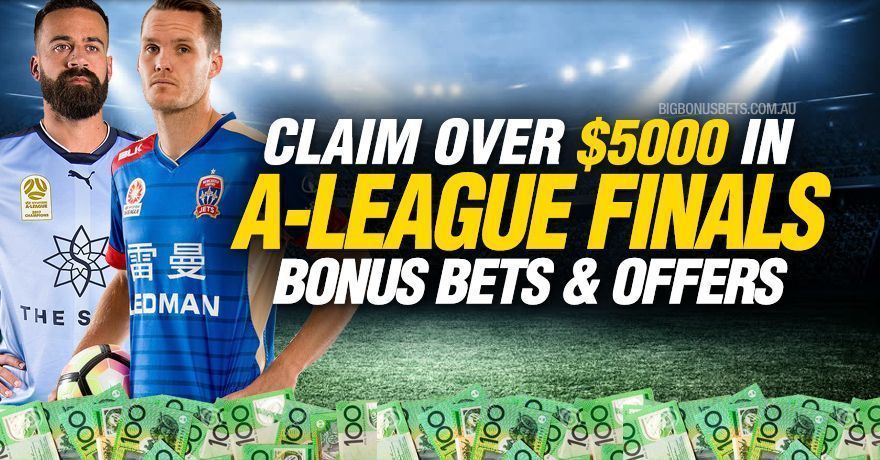 ⚽ 🥅 💰 A-LEAGUE BONUS  💰 🥅 ⚽  

Get OVER $5,000 💰 in BONUS BETS for the A-League Finals at bigbonusbets.com.au 

#ALeague #ALeagueFinals #NEWMCY #BigBlue