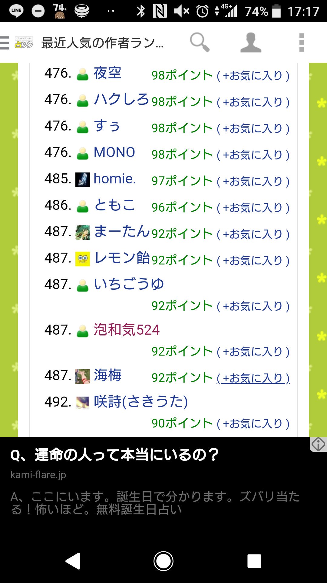 占ツク夢小説人気ランキング22最新 殿堂入りおすすめbest5も紹介します 世界の占いに興味津々