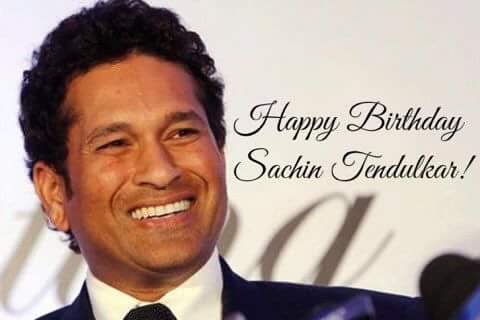 Happy Birthday the legend Mr. Sachin Tendulkar. 