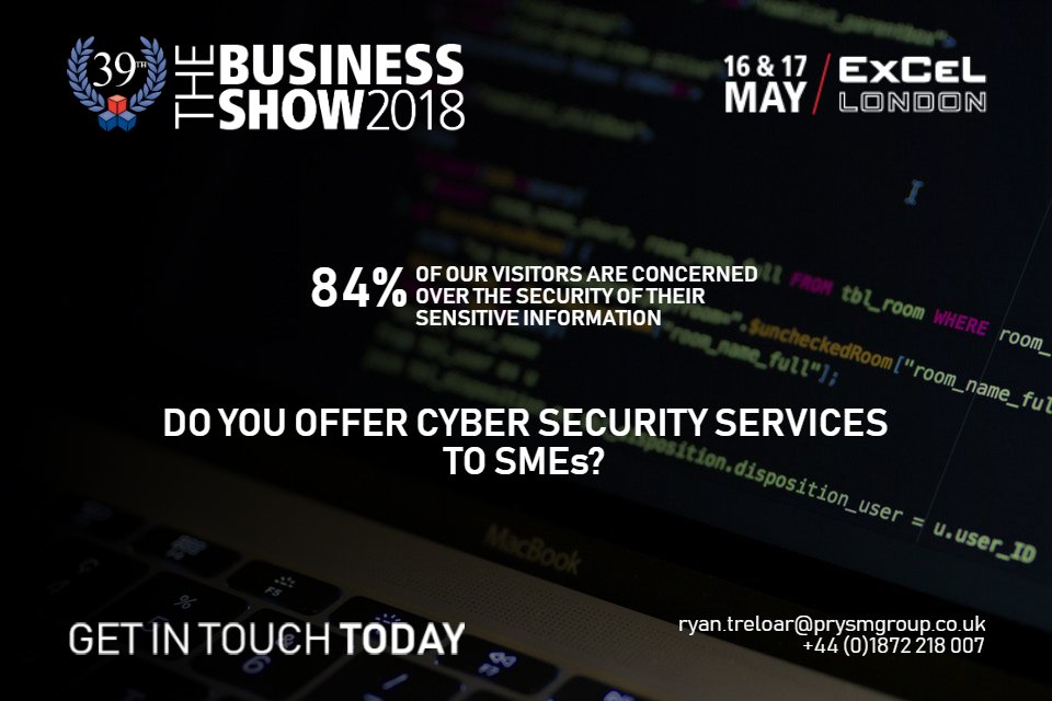 Do you offer #CyberSecurity services to #SMEs?

Get in touch with us TODAY to speak about the opportunities we have for you! #GDPRready