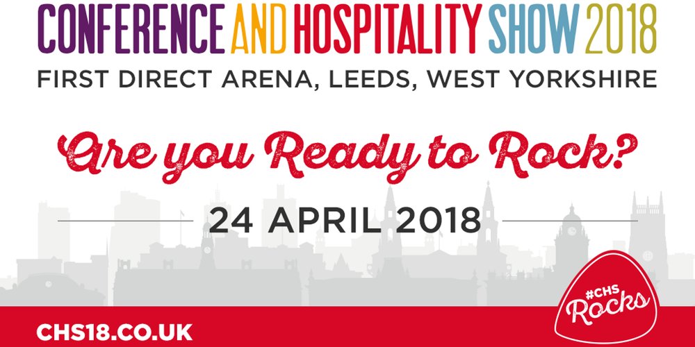 HacEvents's tweet photo. Don't forget that today is the Conference and Hospitality Show 2018. We're proud members of London City Selection who are exhibiting - stand D10 - stop by and say hello! @CHS_Group #CHSRocks https://t.co/AZa22H7UWq