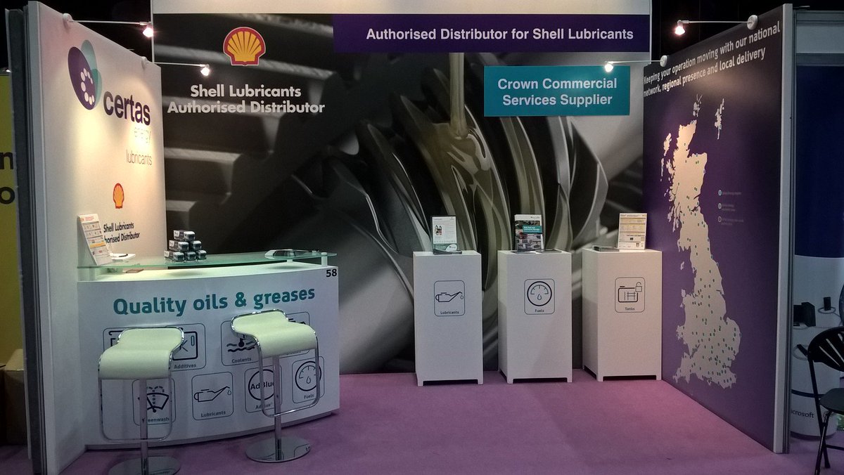 We're all set up and ready to go for Procurex North @mcr_central with @Shell_UKLtd #Procurement #Lubricants @ProcurexLive