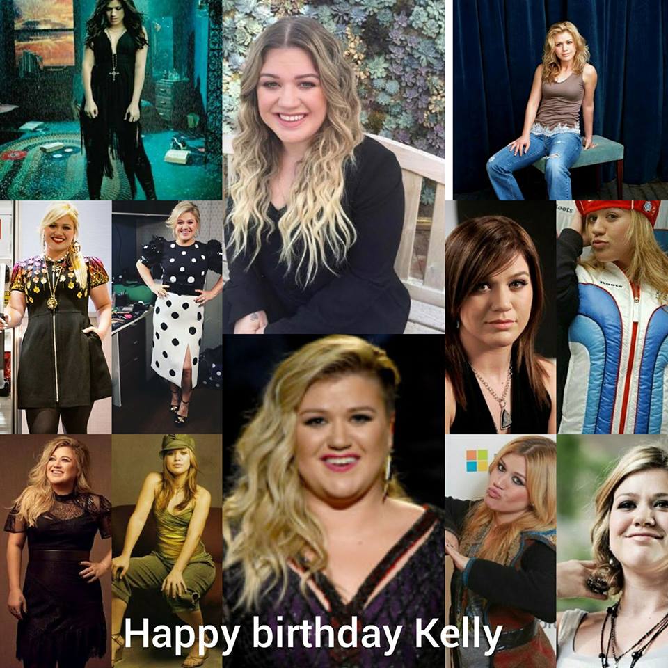Happy 36th birthday Kelly Clarkson!   