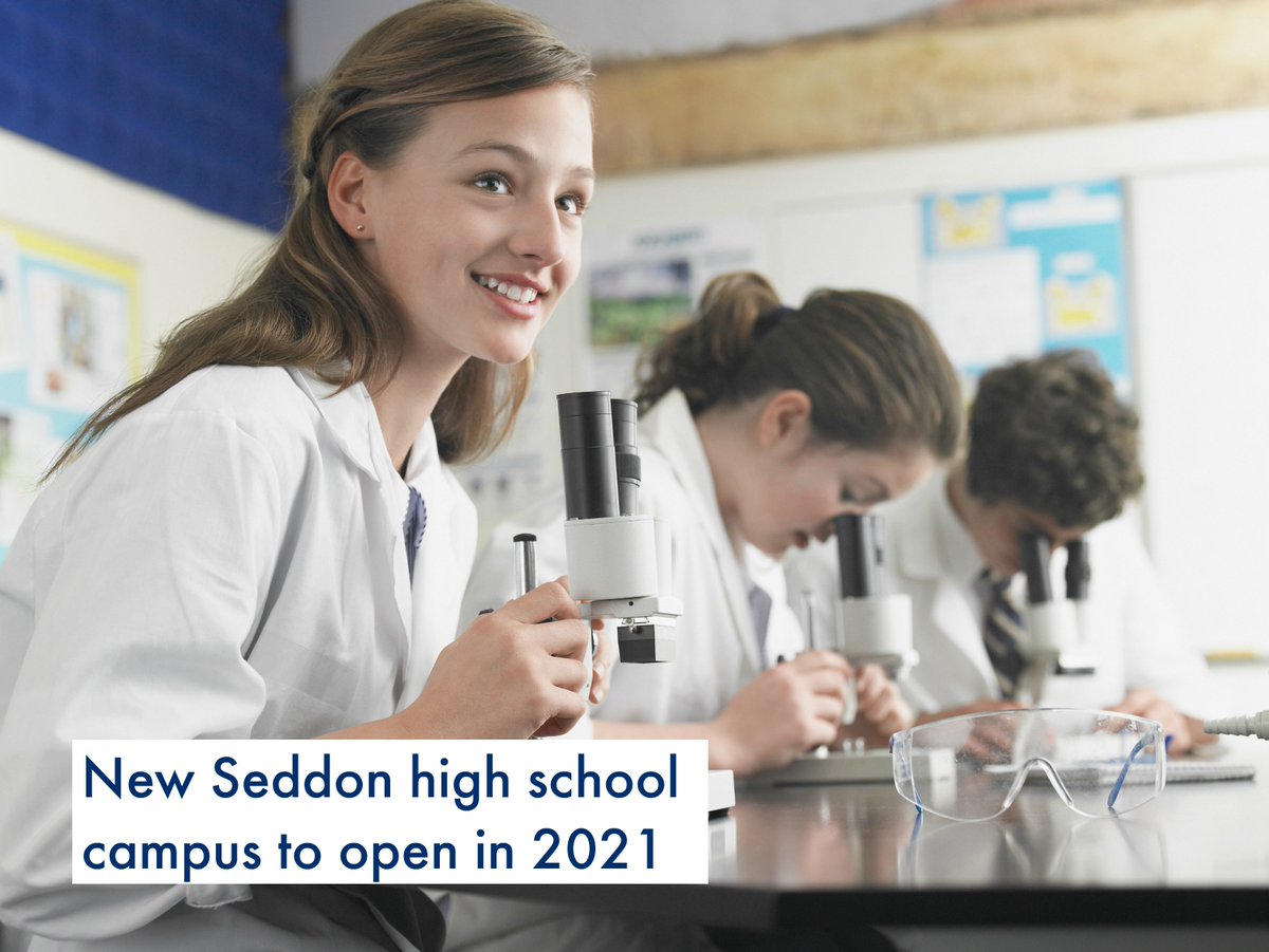 NEW SCHOOL: A new junior high school campus will open in Seddon in 2021. The project will accommodate the growing population of families joining the Footscray community. Read on: goo.gl/WULGAx #WeAreTheWest